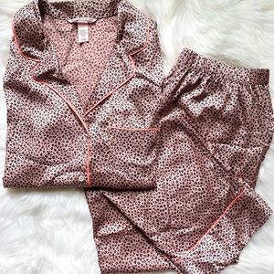 Victoria’s Secret Silk Leopard Set